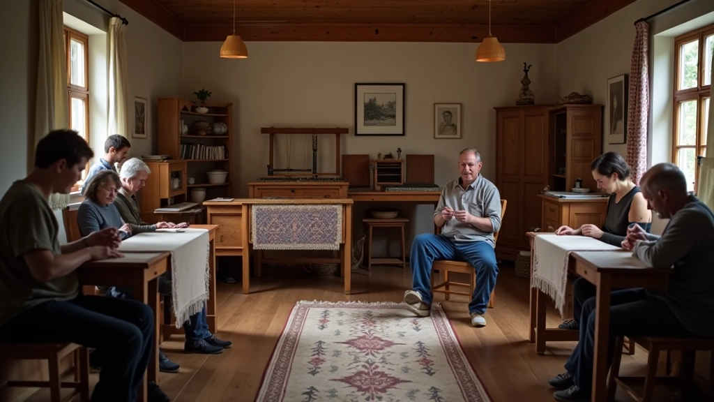 Rūkdarbi workshop in historic Sigulda setting